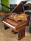 An arts and crafts Ibach Grand with a polished, mahogany case. Designed by Dutch Architect Pierre Joseph Hubert Cuypers, famous for designing the Rijksmuseum and Central Station in Amsterdam. An arts and crafts Ibach Grand with a polished, mahogany case. Designed by Dutch Architect Pierre Joseph Hubert Cuypers, famous for designing the Rijksmuseum and Central Station in Amsterdam.