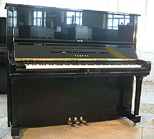 Modern Yamaha U3 Upright Piano For Sale