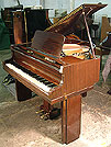 An Art Deco Allison baby grand piano with a polished mahogany case An Art Deco Allison baby grand piano with a polished mahogany case