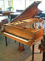Artcase, Broadwood Grand Piano with an exquisite parquetry case and carvings.
