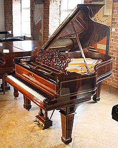Steinway Model A Grand Piano For Sale with an inlaid rosewood case