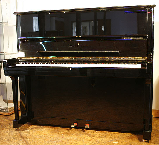 Steinway Model K upright Piano for sale.
