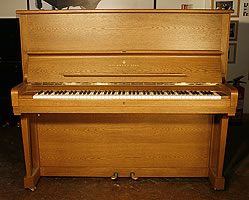 Modern Steinway Model K Upright Piano For Sale