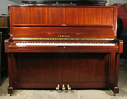 Yamaha U1A Upright Piano For Sale with a mahogany case