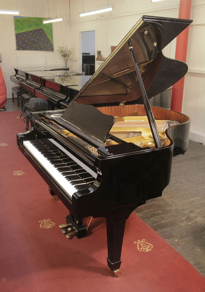  A 2011, Hoffmann V158 Baby Grand Piano For Sale with a Black Case