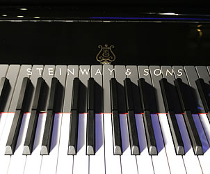 Steinway Model A manufacturers logo on fall Steinway Model A Grand Piano