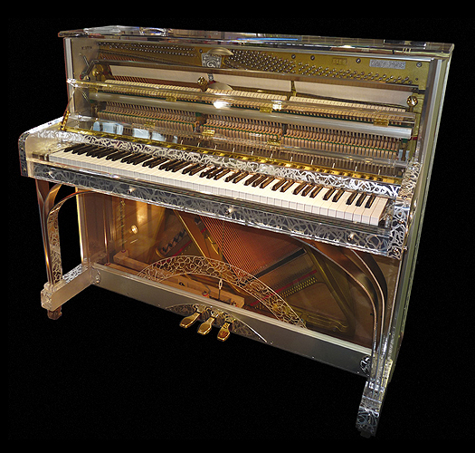 Gary Pons SY115 Royal Platinium R  upright piano for sale.