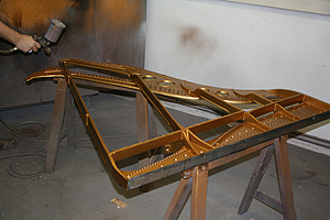 Steinway piano restoration
