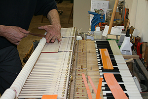Steinway piano restoration