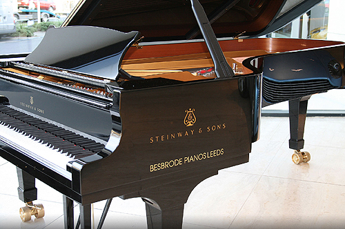 Steinway Model Concert Grand Piano available for hire, chosen by Barry Douglas